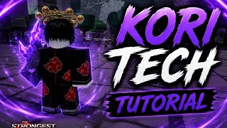 Kori tech full tutorial in the strongest battlegrounds 