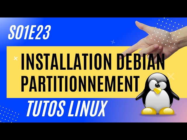 Installation Debian : partitionnement manuel (boot, home...) - #Linux 1.23