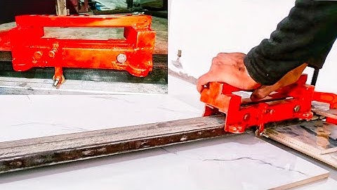 how to make manual tile cutter || diy tile cutter || welding for beginners