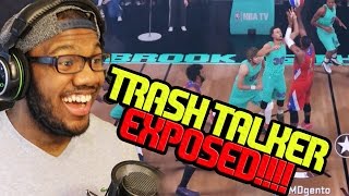 BIGGEST TRASH TALKER IN 2K HISTORY EXPOSED! MOST INTENSE RAGE!! NBA 2K16 MyTEAM