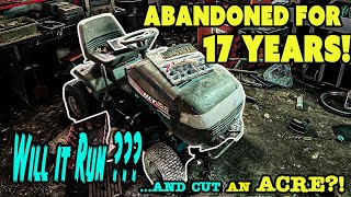 ABANDONED Yard Tractor WILL IT RUN AND CUT AN ACRE??? by Between the Sharks Garage 16,503 views 1 month ago 36 minutes