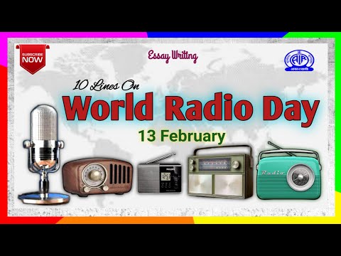 10 Lines On World Radio Day in English | International Radio Day | Essay on Radio Day @ShubhYouber