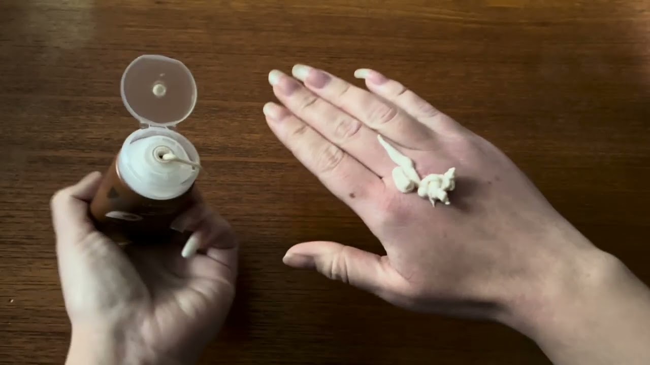 ASMR Hand Lotion Sounds Long Natural Nails Tapping Sounds