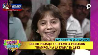 La vez que Rulito Pinasco y su familia visitaron 'Trampolín a la Fama' en 1992