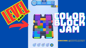 Color Block Jam Level 840 Walkthrough / Solution