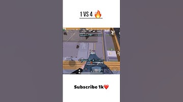1vs 4 New Update Bgmi 🔥!! Bgmi new shorts #bgmi #pubgmobile #gaming #jonathangaming
