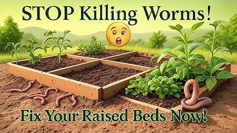 5 Raised Bed Mistakes That KILL Earthworms And How to FIX Them!”