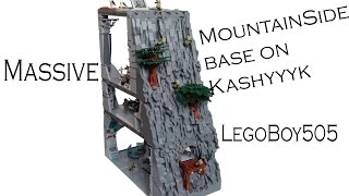 Huge lego star wars Mountainside Base on Kashyyyk