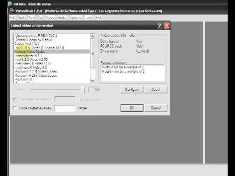 Video: Cómo Comprimir Video En Virtualdub