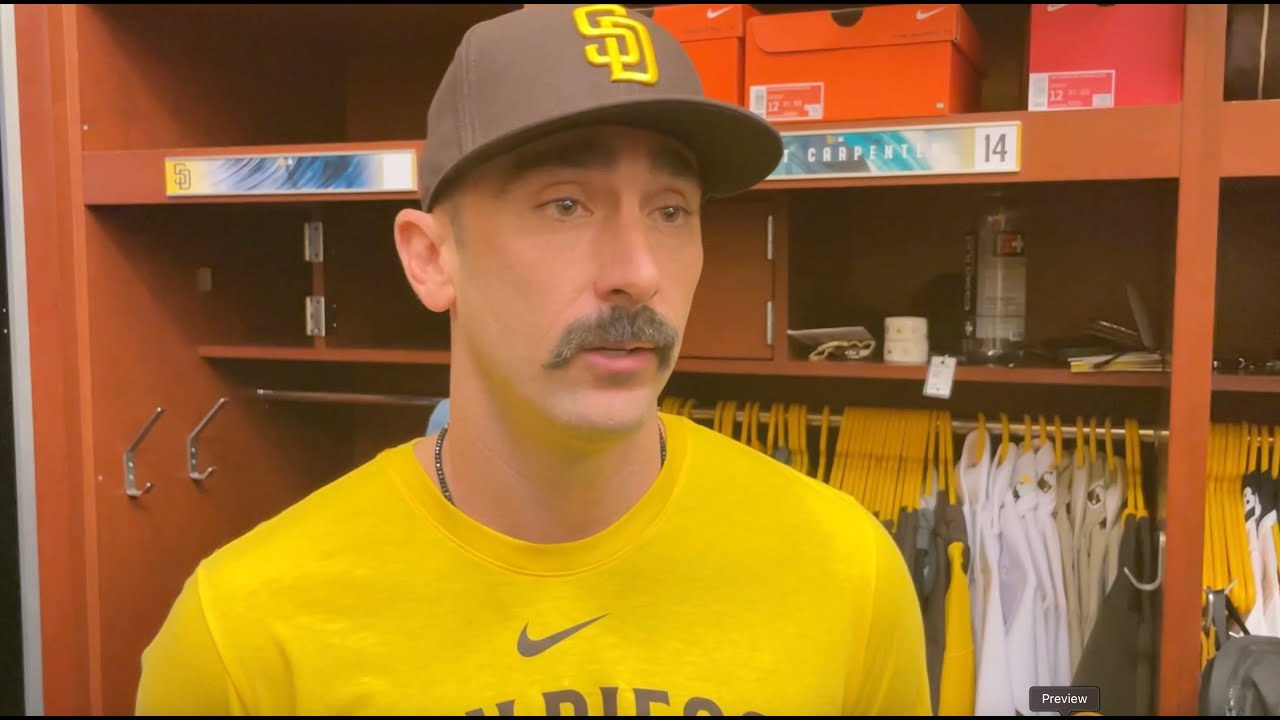 Matt Carpenter talks about joining the Padres, rule changes coming