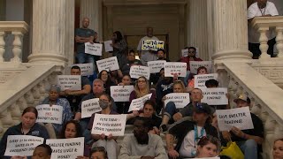 Celebrity Rhode Island housing advocates rally against potential major cuts to homeless services Net Worth