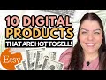 10 Digital Products On Etsy That Are Popular To Make Passive Income On Etsy | Sell Digital Products