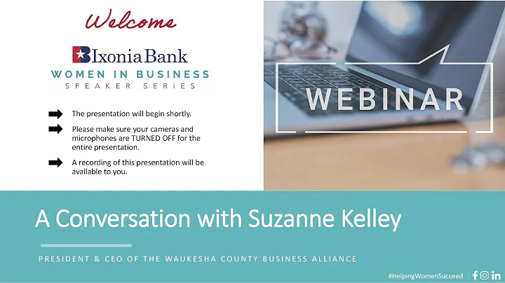 A Conversation with Suzanne Kelley - Presented by ...