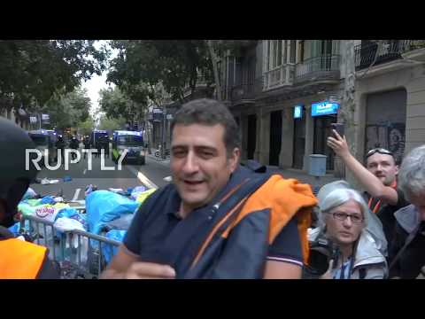 LIVE: Protests against jailing of Catalan independence leaders continue in Barcelona