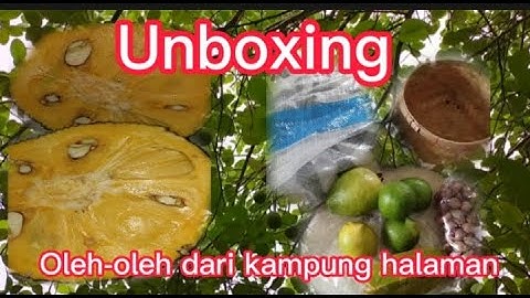 Unboxing Oleh-oleh dari kampung halaman