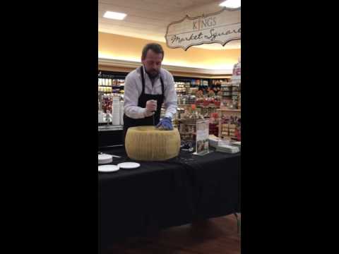Cracking Parmigiano Reggiano