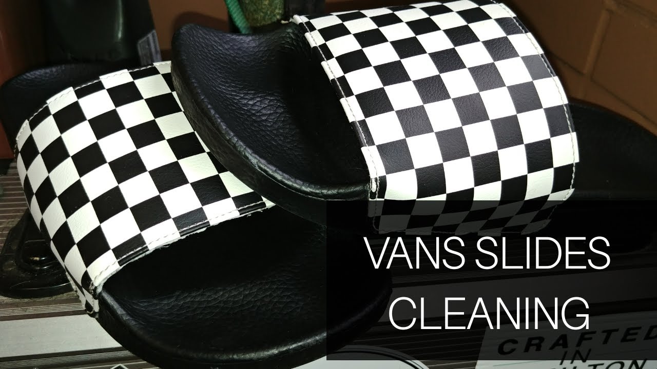 how to clean vans slides