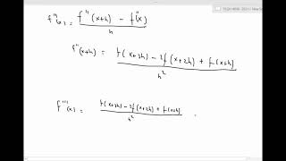 NUMERICAL DIFFERENTIATION UP TO THE 4TH DERIVATIVE OF F(X) APPLIED TO SIMPSON'S RULE(EXCEL TUTORIAL)