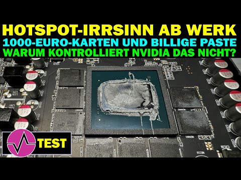 Хотите узнать больше о NVIDIA? Billigste Wärmleitpaste auf teuren Grafikkarten und irrsinnige Hotspots