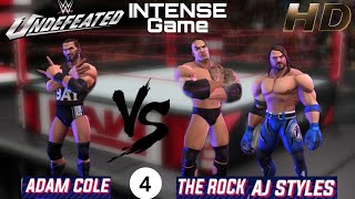 WWE Undefeated I Adam Cole Vs The Rock I Adam Cole Vs AJ Style I Gameplay part 4 I the toxtal screenshot 4