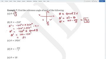 5. 3 part 3(Reference Angle and  Reference Angle Theorem)