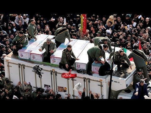 Large crowds gather to mourn top Iranian general Qassam Soleimani