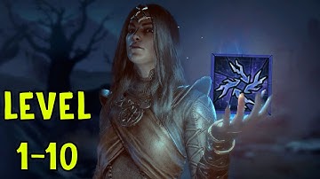 Building The Ultimate Chain Lightning Sorcerer In Diablo 4 - Level 1-10