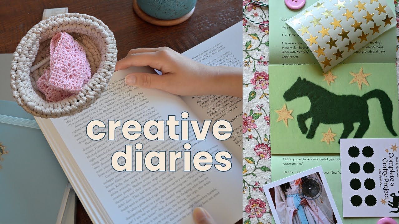 quiet crafty day 📓🧶 lofi + no talking