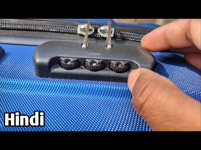 How To Easy Unlock Forgotten Suitcase Lock Password | Safari Bag Lock Forgot | Safari Bag Lock Reset class=