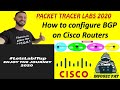 How to configure a BGP Lab in Cisco Packet Tracer - CCNA 2020 #LetsLabITup