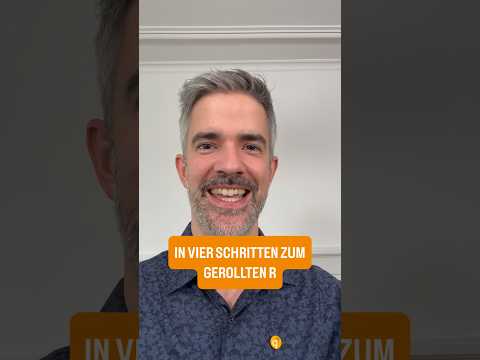 In vier Schritten zum gerollten R