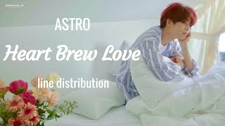 [아스트로]ASTRO 'Heart Brew Love' line distribution