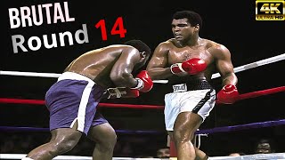 Muhammad Ali vs Joe Frazier III | Round 14 The Most Brutal In History | THE THRILLA IN MANILA