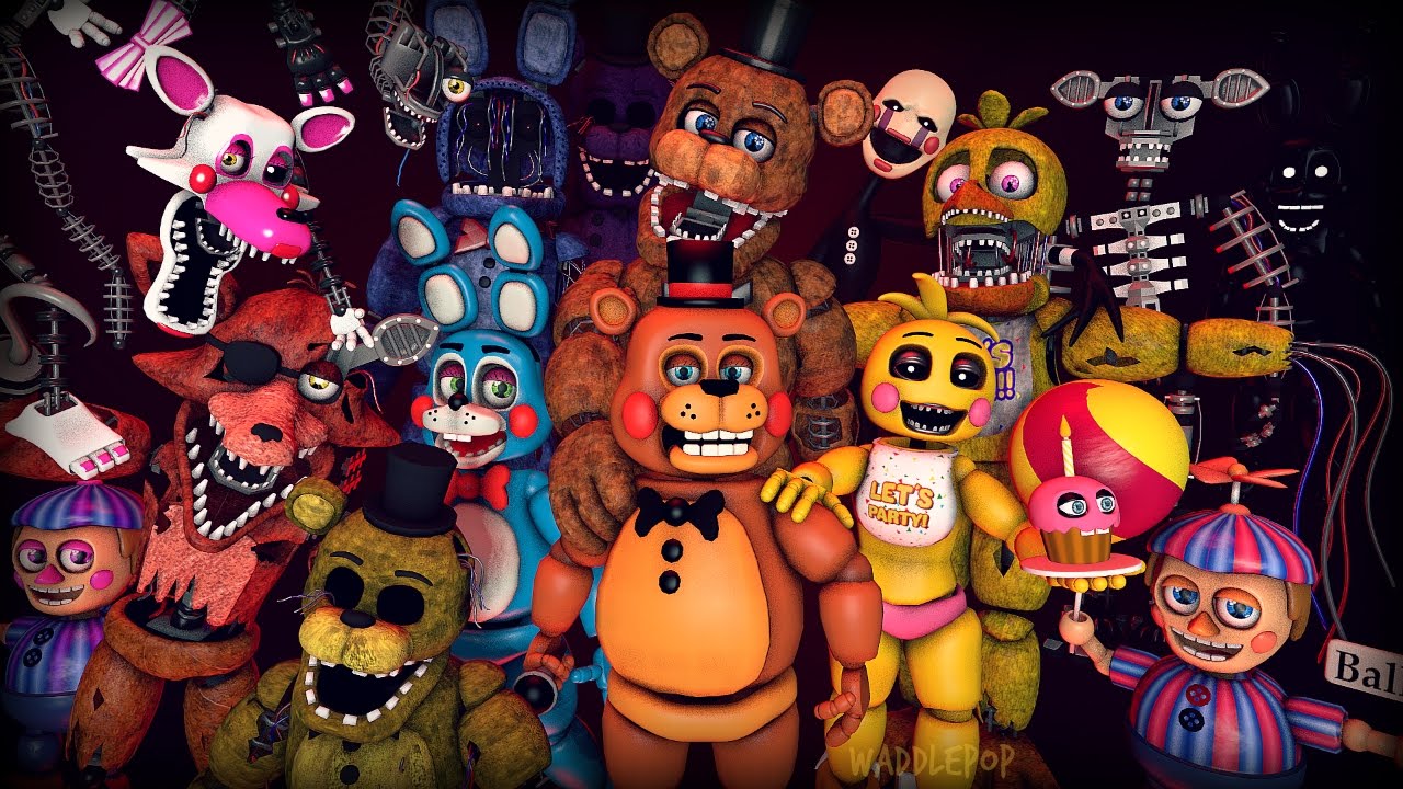 make a fnaf character games