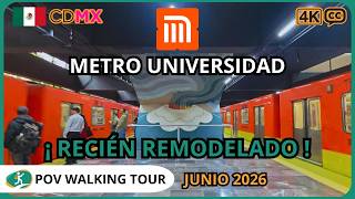 🚶‍♂️ REMODELED METRO UNIVERSIDAD in 4K! | Inside the Southern Terminal of Line 3 | POV Walking Tour