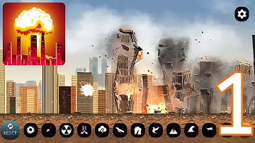 City Smash - Gameplay Walkthrough Part 1 - Level 1-3 Weapons Tested (Android,IOS)