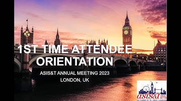 AM23 1st Time Attendee Orientation YouTube