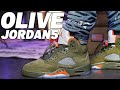 A grail returns  air jordan 5 retro  olive  review and on foot
