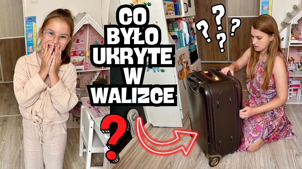 Ktoś zostawił pod naszymi drzwiami walizkę😱 Co w niej było? Dzień pranków💖