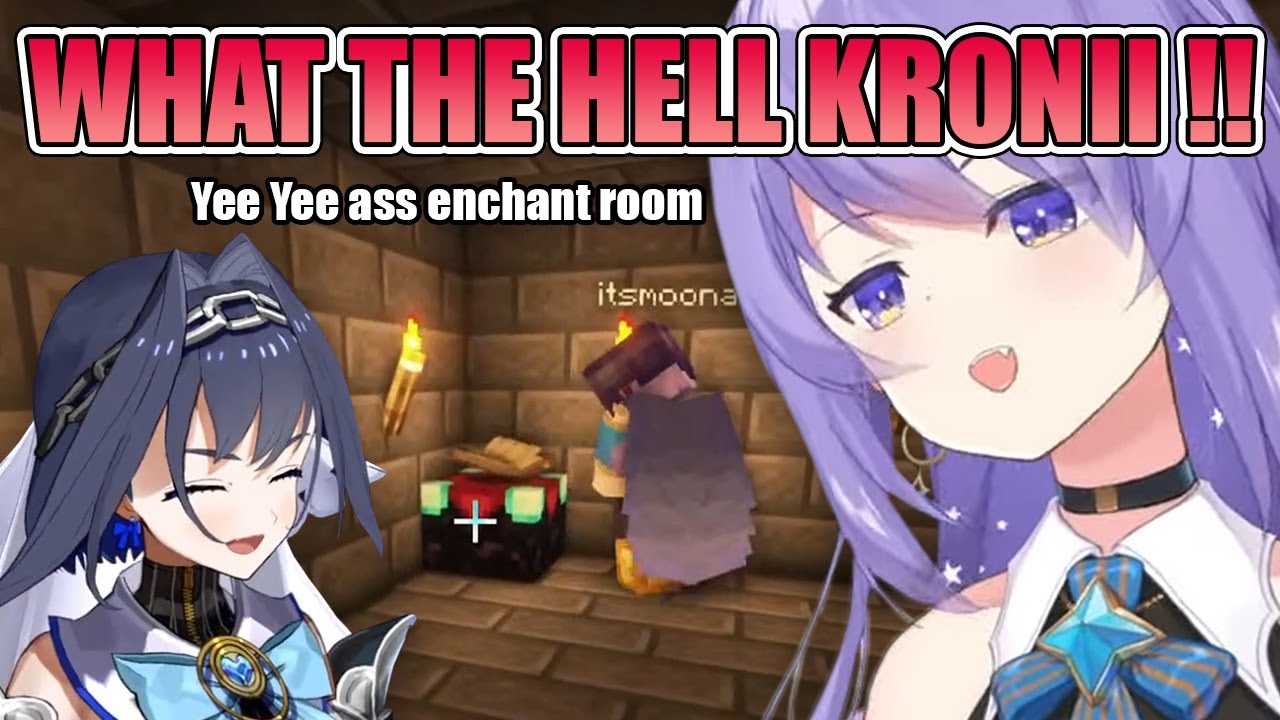 Moona disappointed at Kronii's Bunkeronii