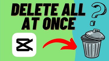 CAPCUT PC TUTORIAL: Delete All Of Your Projects At Once 2023 (Quick & Simple)