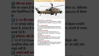 China Z-10 vs US Apache 🚁 | क्या चीन का हेलिकॉप्टर अपाचे से बेहतर है? #shortviral #viralshort #yt