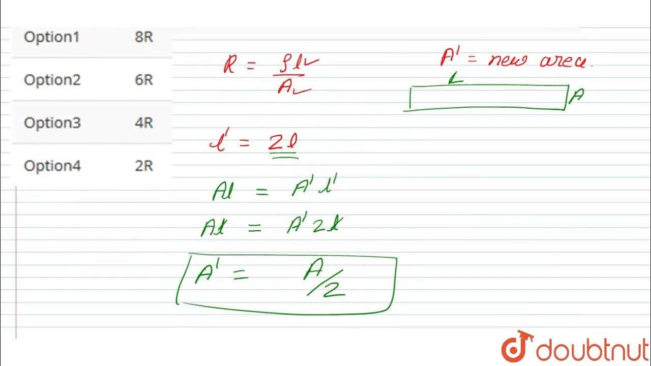 A cylindrical copper rod is reformed to twice its original length with