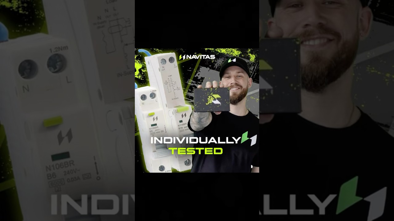 RCBOs made to the best standards in the UK … can only be Navitas 