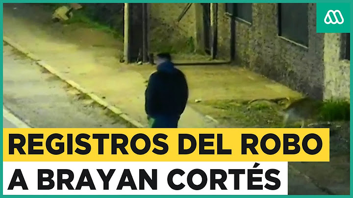 Los registros del robo al arquero de Colo Colo Brayan Cortés