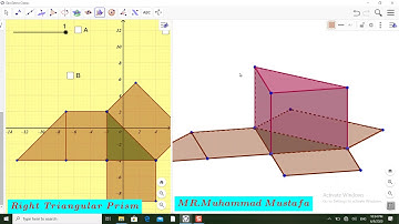 Triangular Prism  Using GeoGebra