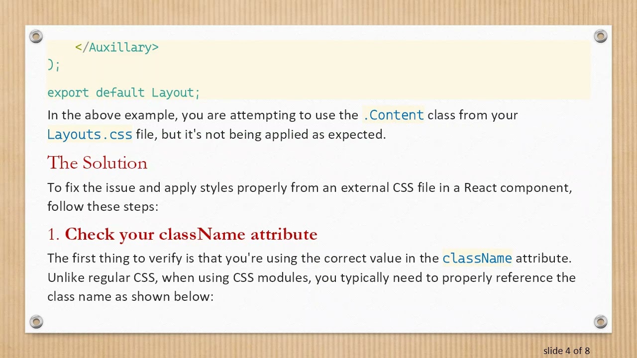How to Properly Add CSS to Your React Component