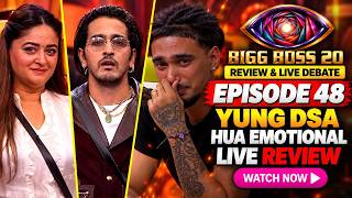 Bigg Boss 20 Full Episode 48 Review | YUNG GETS EMOTIONAL | Bigg Boss 20 Today Full Episode Debate