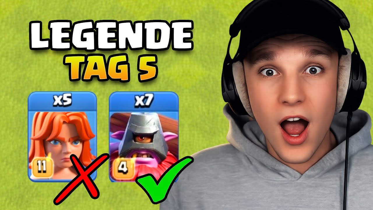 WERFER DOCH BESSER! ALLE Angriffe [Tag 5] 🏆 Legenden Liga Push | byHenrik Clash of Clans Highlights