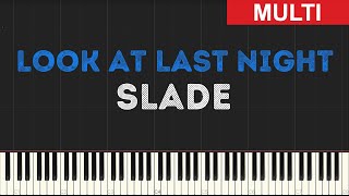 Slade - Look at Last Night (Instrumental Tutorial) [Synthesia]